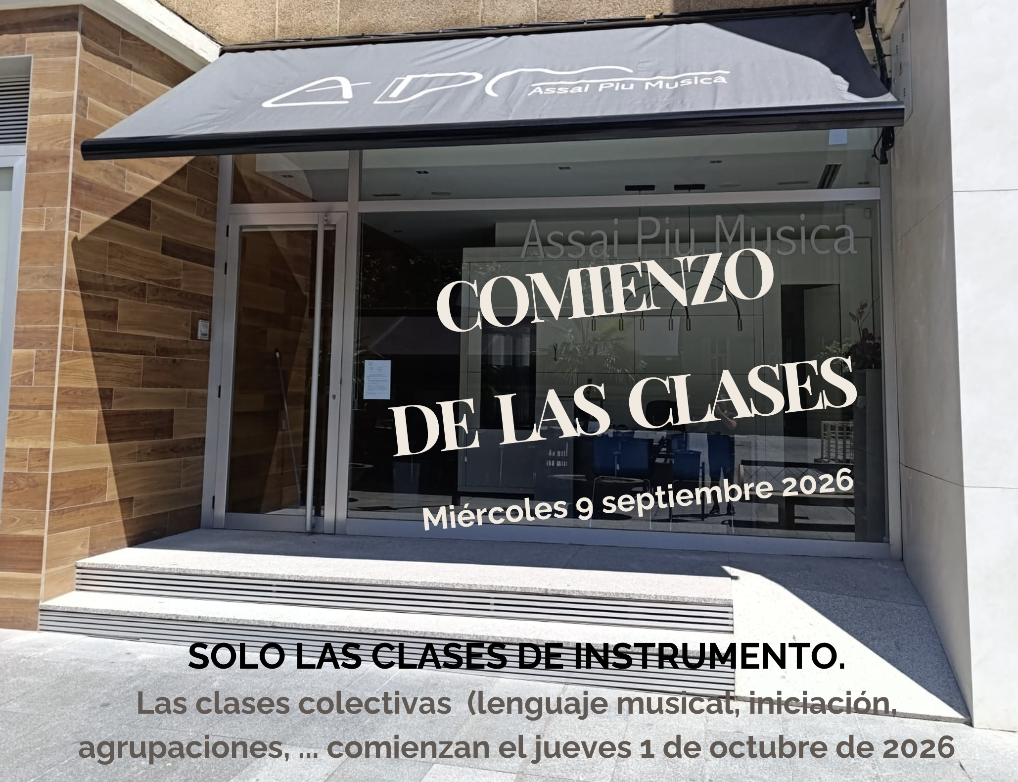 COMIENZO DE LA CLASES